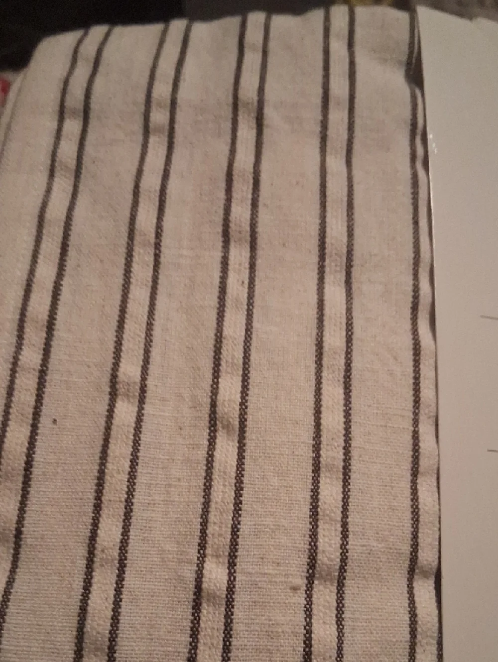 NWT Threshold Extended Length Cotton Striped Table Runner 14